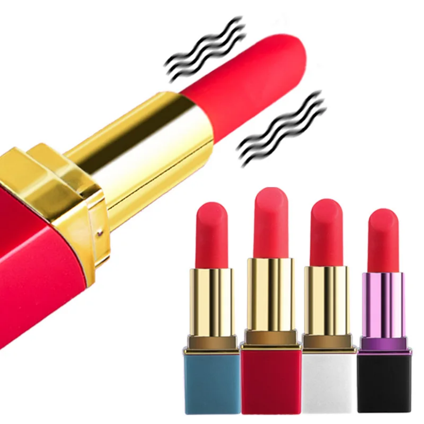 Usb Rechargeable 10 Speed Lipstick Vibe