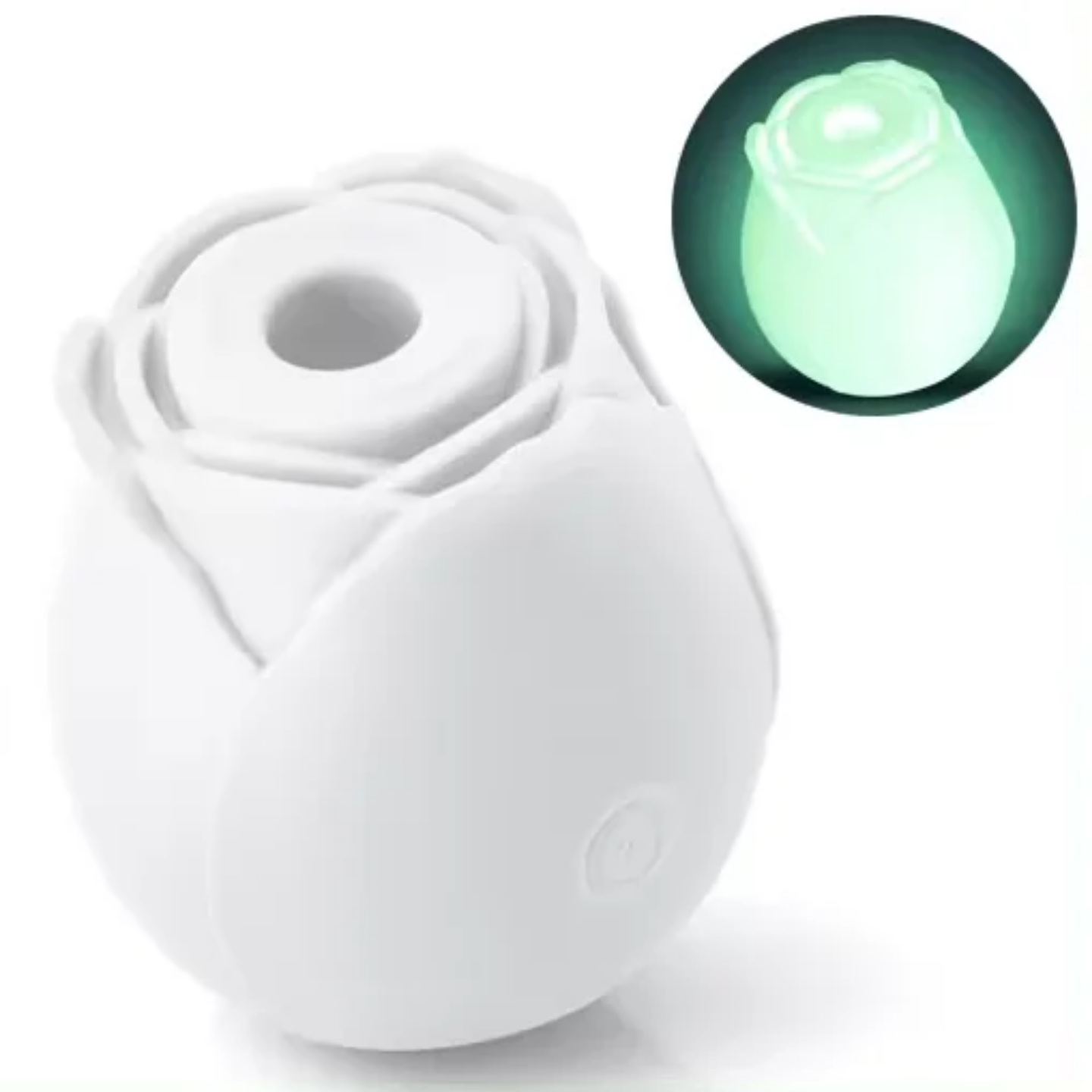 Glow in The Dark Rose Sucking Vibrator Toy for Women Sex Toy Happy Meeting Magnetic Charger Rose Shaped 7 Colors