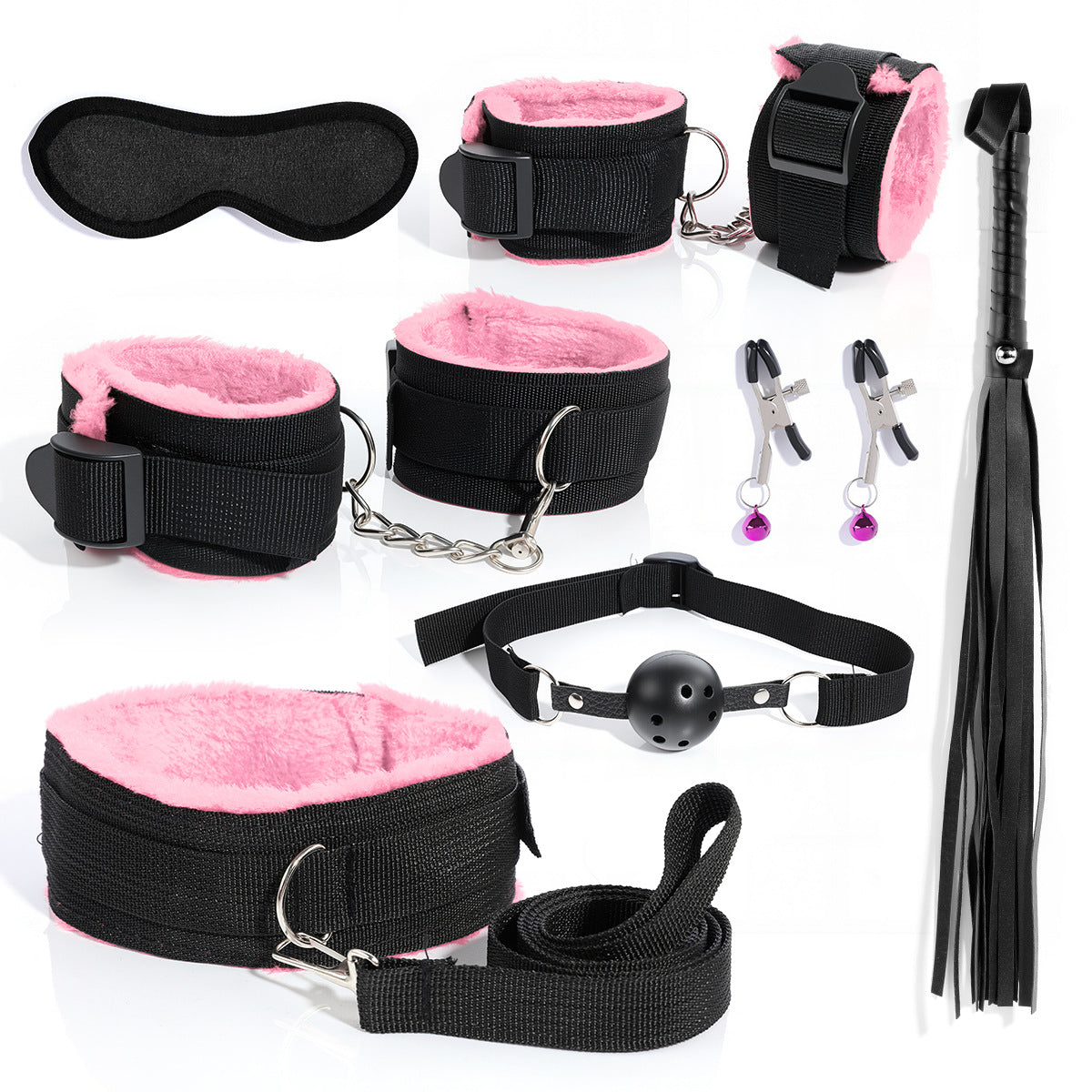 7 Piece S&M Bondage Set