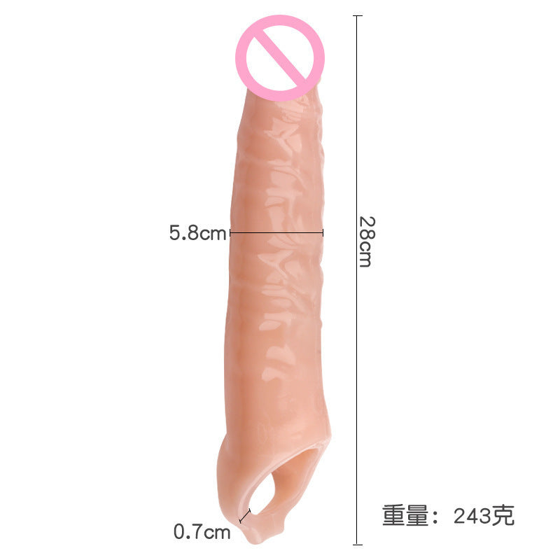 11 Inch Jumbo Penis Sleeve Extender, Add 3 Inches for Added Performance