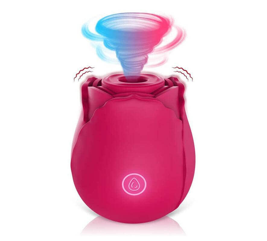 Sucking Rose Vibrator Toy for Women