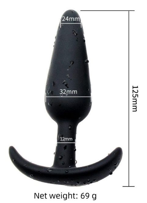 3 Piece Silicone Slim Anal Butt Plug Set