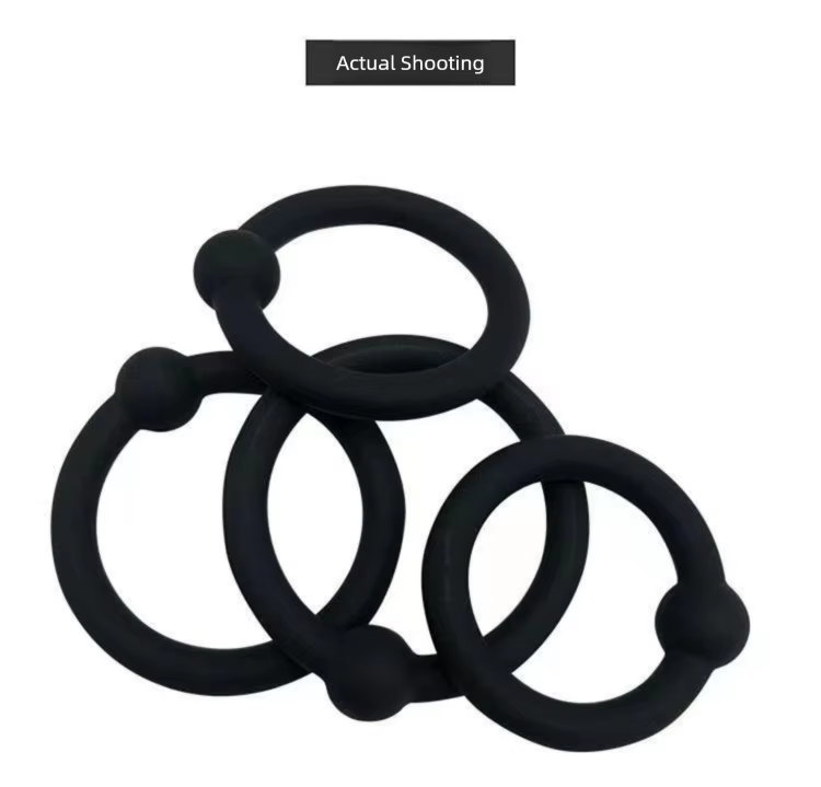 4 Piece Silicone Cock Penis Ring Set
