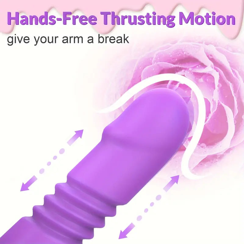 Vibrators Thrusting Vibrator for Women - 9.65" Vibrator Dildo Adult Toys, Vibrators, Sex Toy Beaded Rabbit Vibrators with G Spot & Clitoris Stimulator, Female Sex Toys