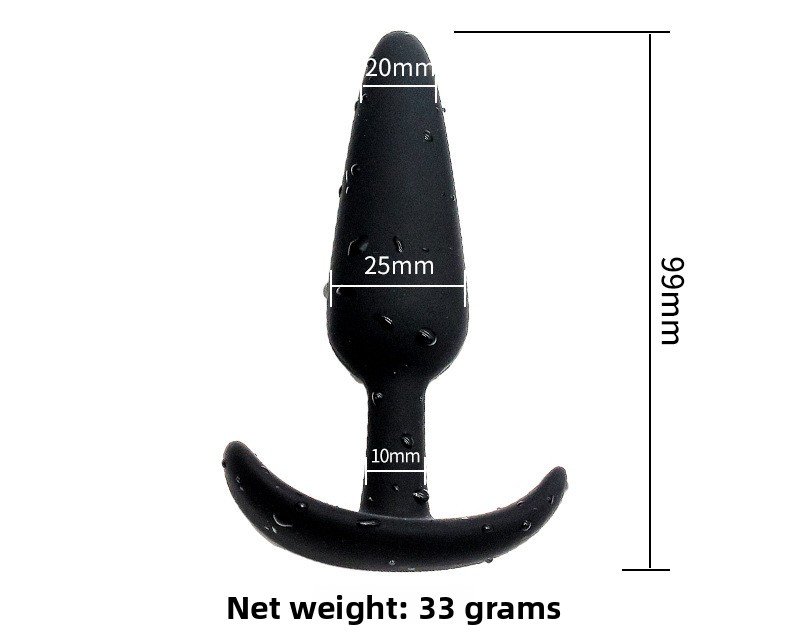 3 Piece Silicone Slim Anal Butt Plug Set