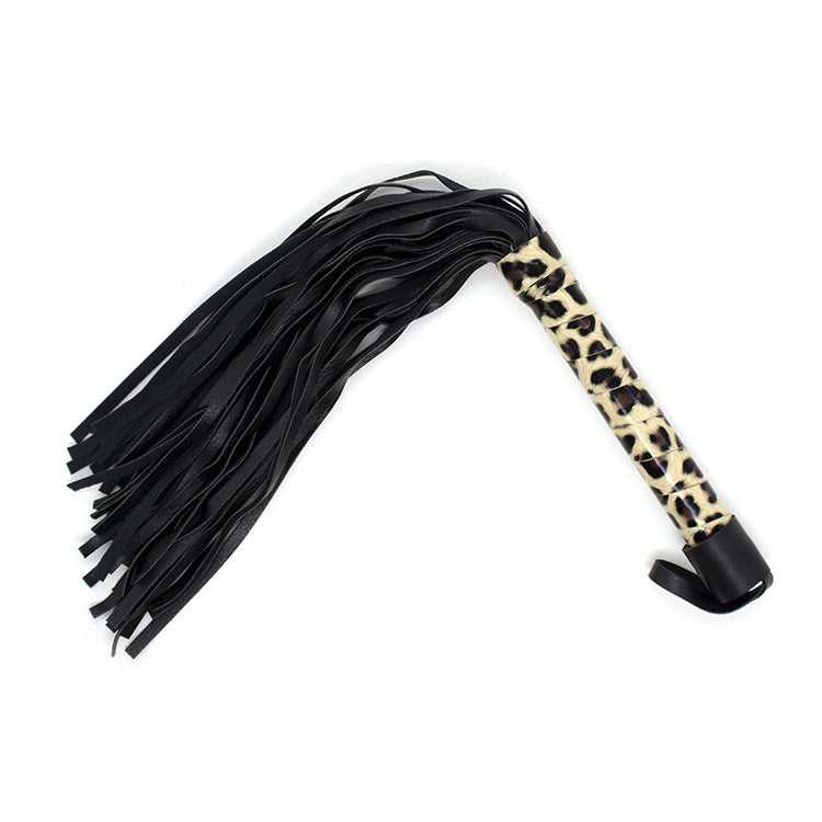 10-Piece Yellow Leopard Print Bondage Set β PU Leather