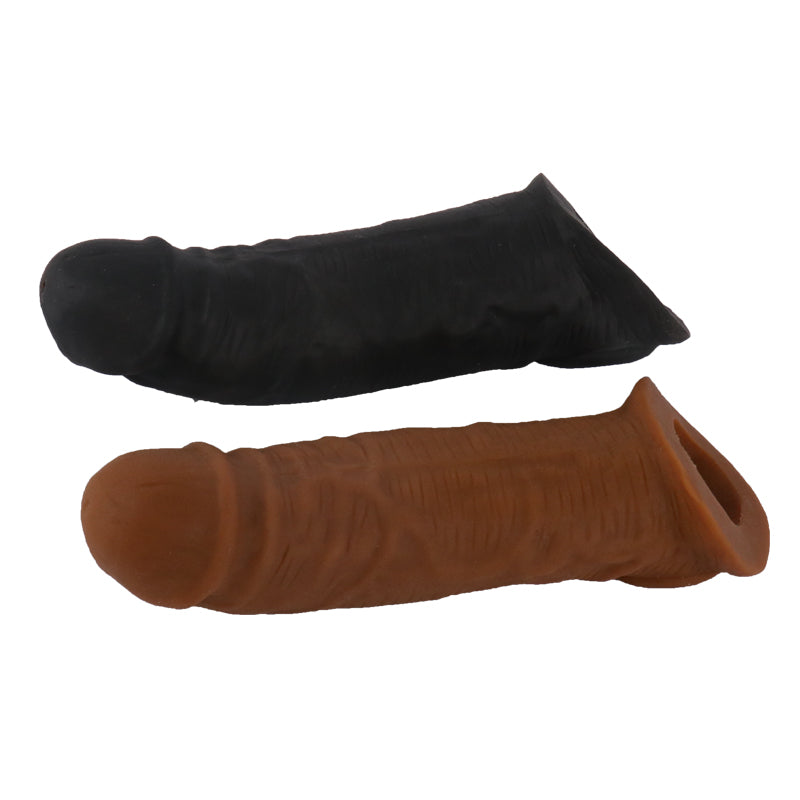 8 inch Realistic Penis Sleeve, Condom Sleeve, Extender
