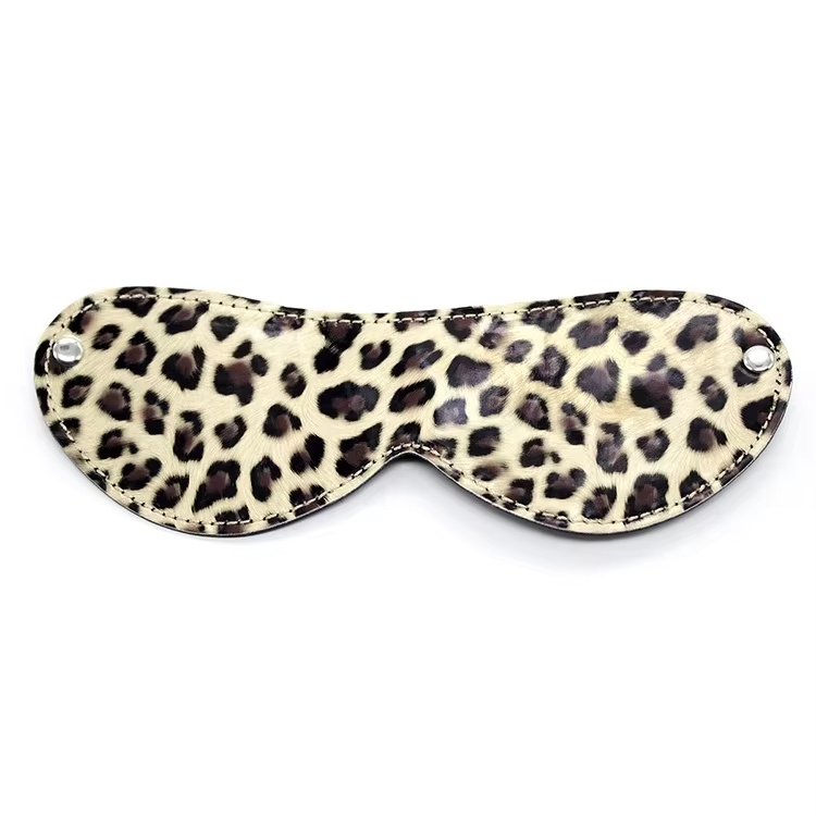 10-Piece Yellow Leopard Print Bondage Set β PU Leather
