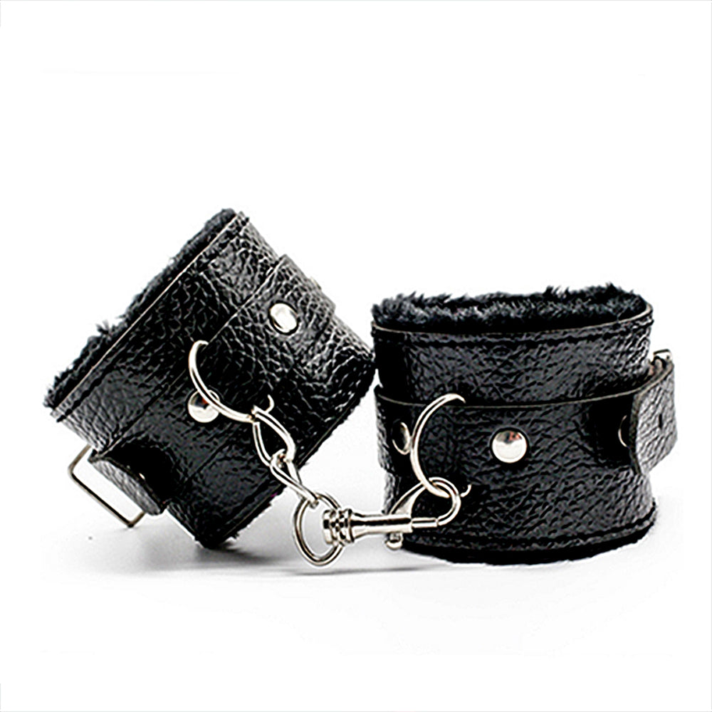 10 Piece Leather Bondage Set for Sex Play