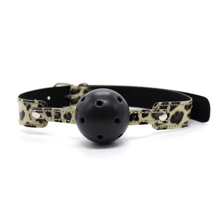 10-Piece Yellow Leopard Print Bondage Set β PU Leather