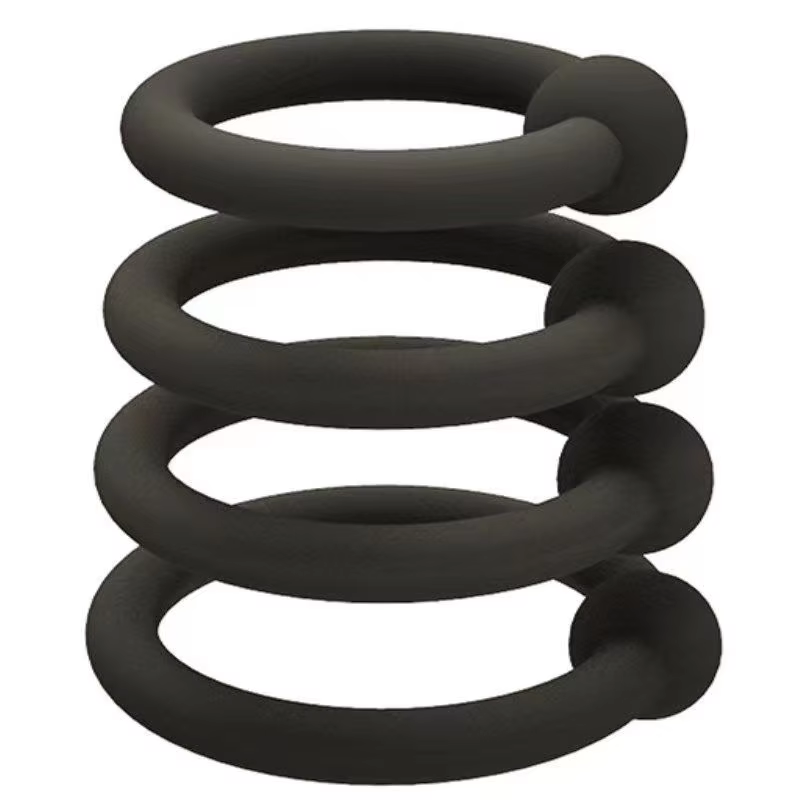 4 Piece Silicone Cock Penis Ring Set