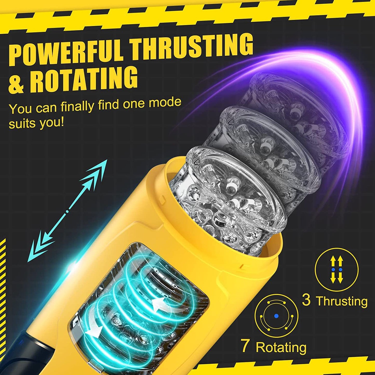 Electric Male Rotating and Thrusting Masturbator