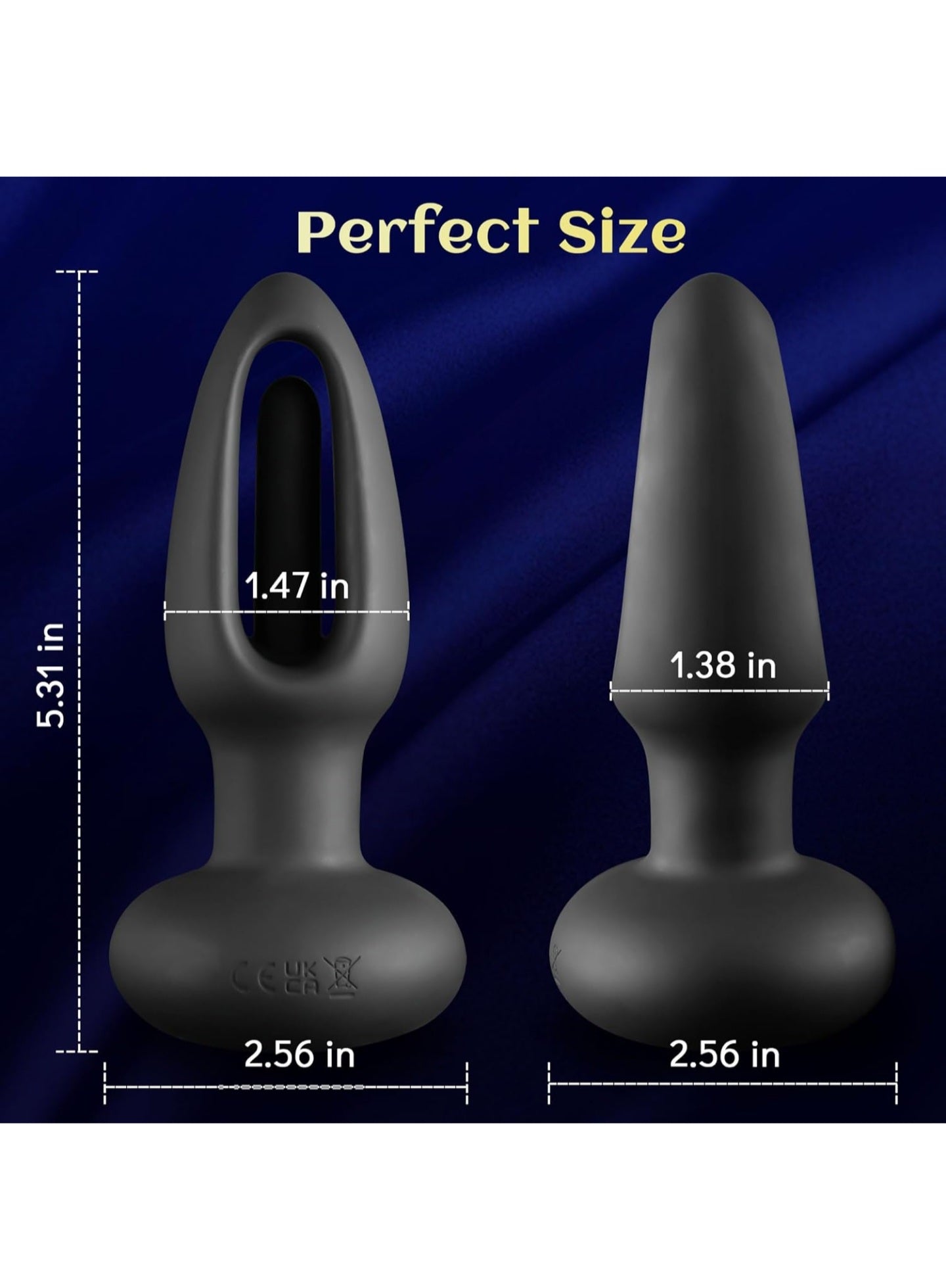 Anal Plug Flapping Anal Vibrator Prostate Massager, Vibrating Butt Plug with 10 Flapping & Vibration Modes, Male Prostate Toy Remote Control Buttplug Adult Anal Sex Toy for Men