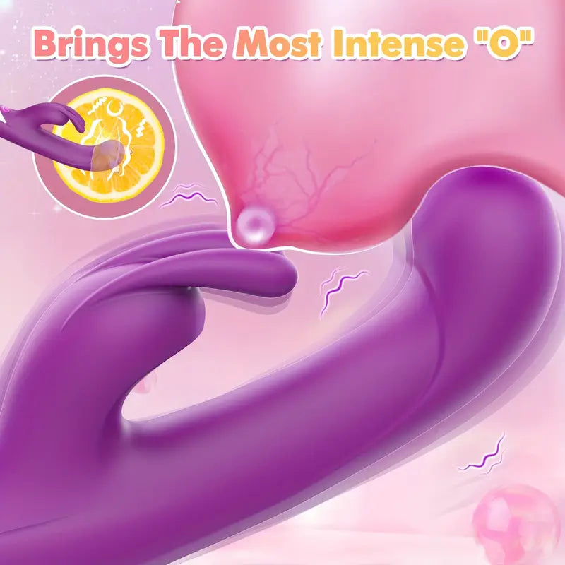 Rabbit Vibrator Dildo, 3 in 1