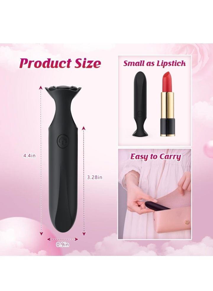 Mini Bullet Vibrator - App Long Distance Vibrator Sex Toys, G Spot Lipstick Vibrator with 9 Vibration Modes, Discreet Female Vibrators for Travel, Adult Sex Toys & Games for Couples Play