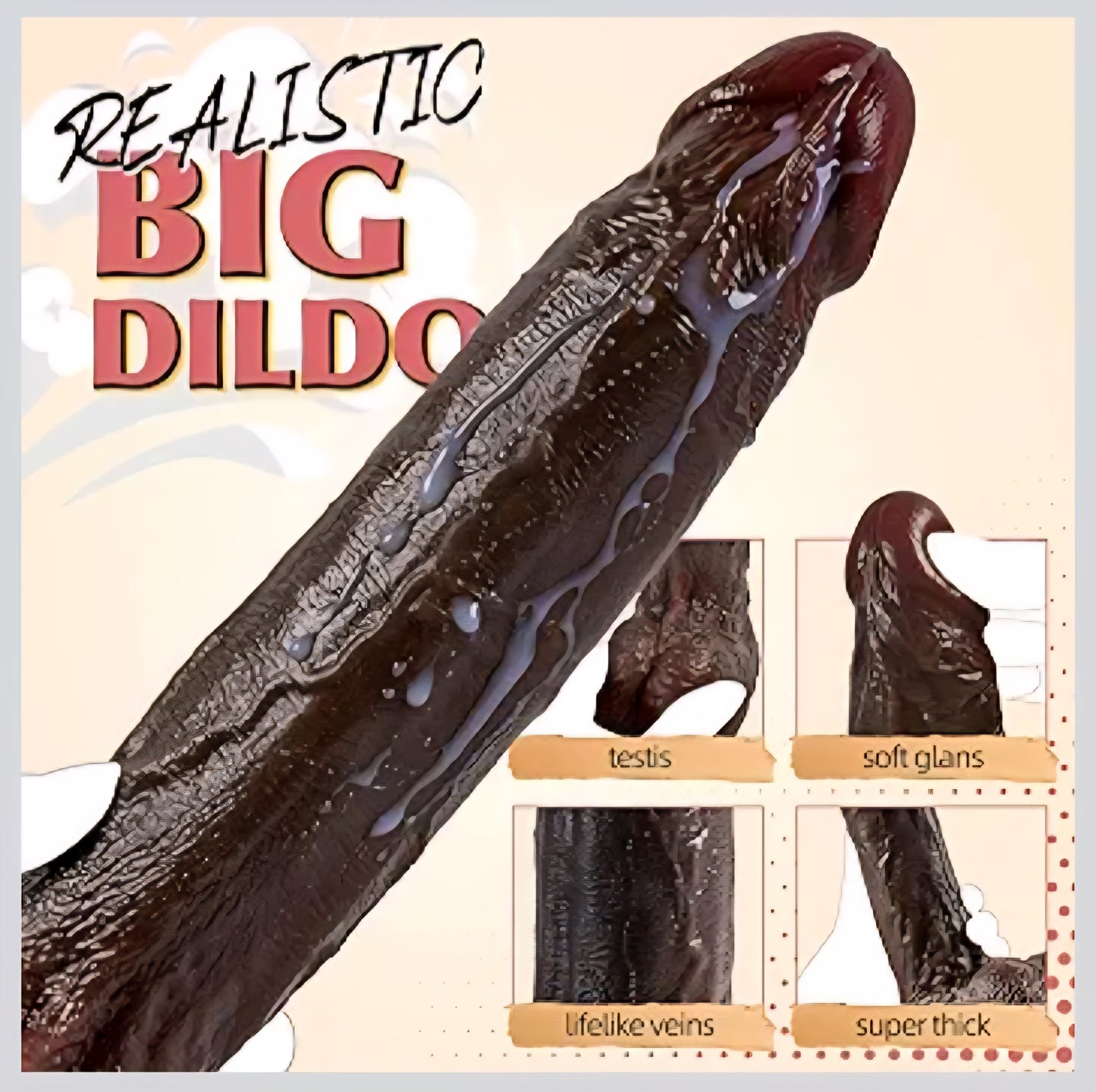 11 inch BBC Thrusting Dildo Sex Toys - Big Black Dildos with 7 Thrusting & 10 Vibrating & Heating Modes, Realistic Thick Silicone Dildo for Anal Clit G-Spot, Hands-Free Play Adult Toys for Women Men