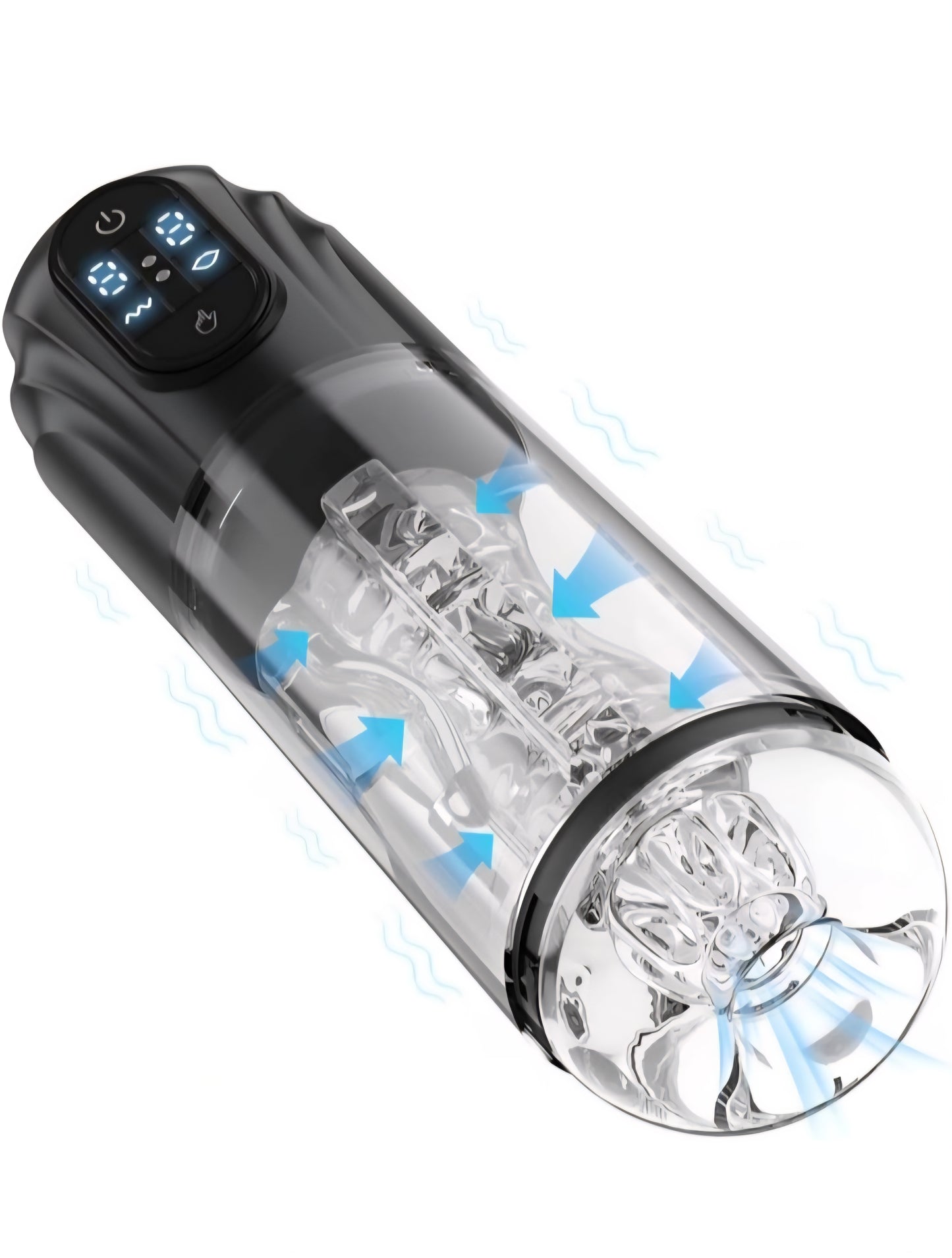 Automatic Sucking Masturbator Sex Toys - Upgraded Male Masturbators Cup with 10 Vibrating & Suction Modes, Hands Free Blowjob Adult Sex Toy Stroker Pocket Pussy with 3D Textured for Men Penis Pumps