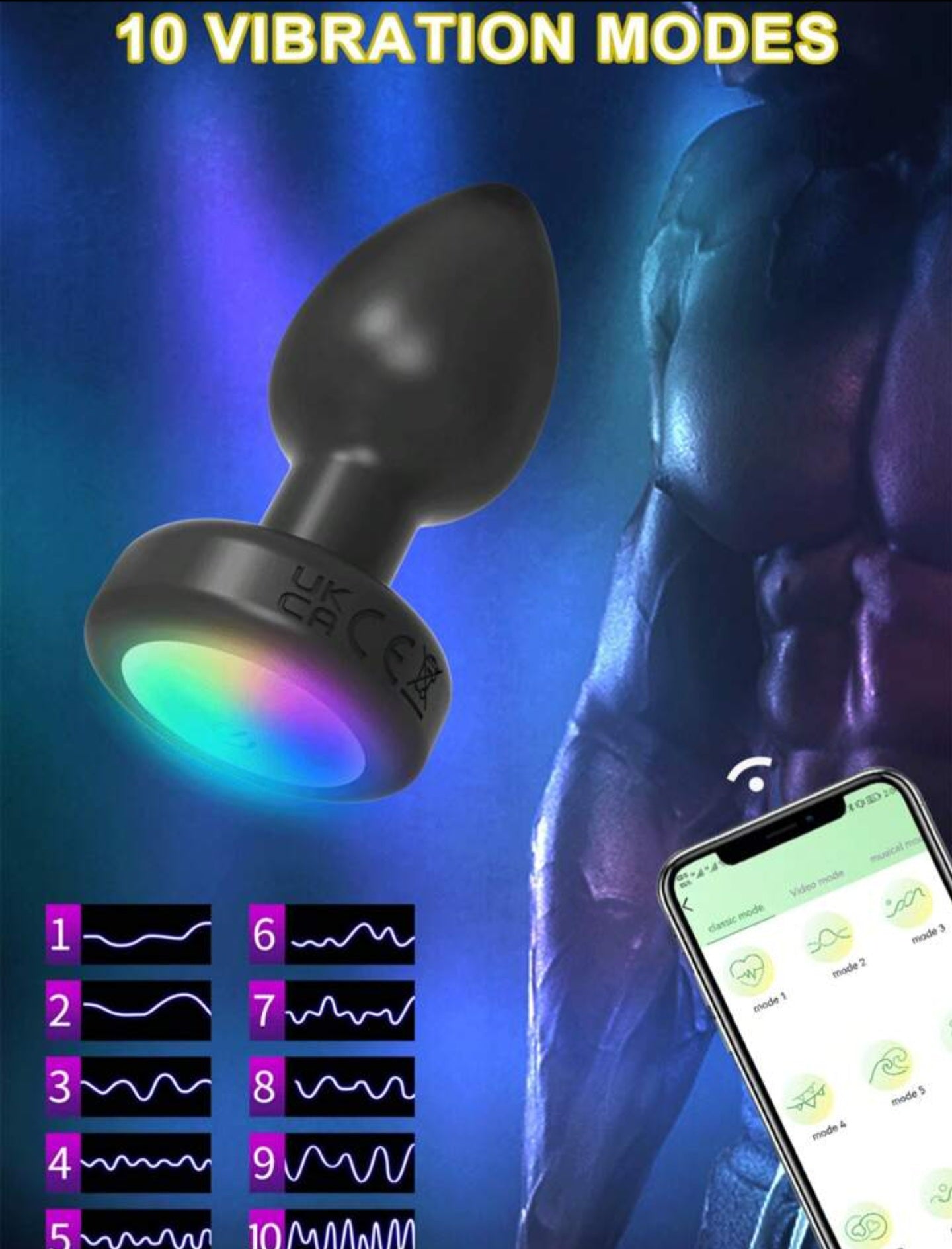 App controlled anal plug (opp bag)