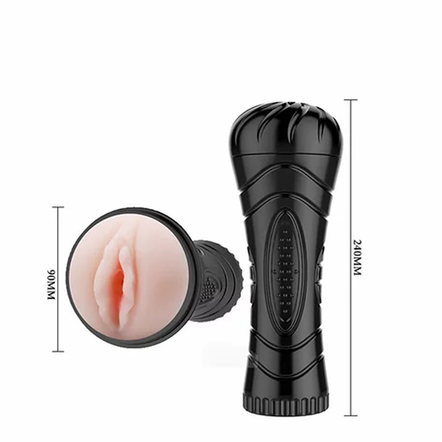 Vibrating Male Masturbation Cup, Fleshlight, Pocket Pussy Toy
