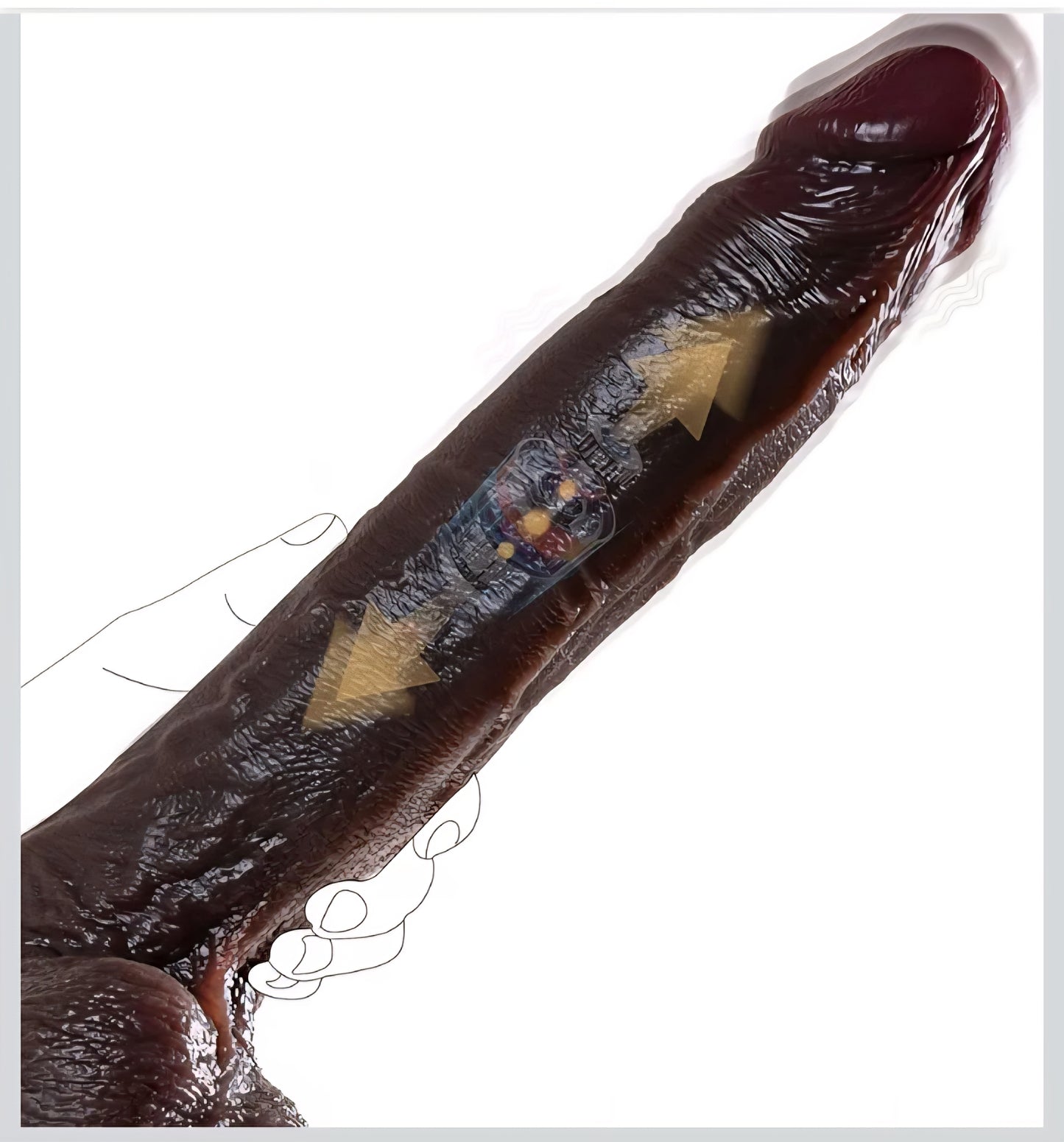 11 inch BBC Thrusting Dildo Sex Toys - Big Black Dildos with 7 Thrusting & 10 Vibrating & Heating Modes, Realistic Thick Silicone Dildo for Anal Clit G-Spot, Hands-Free Play Adult Toys for Women Men