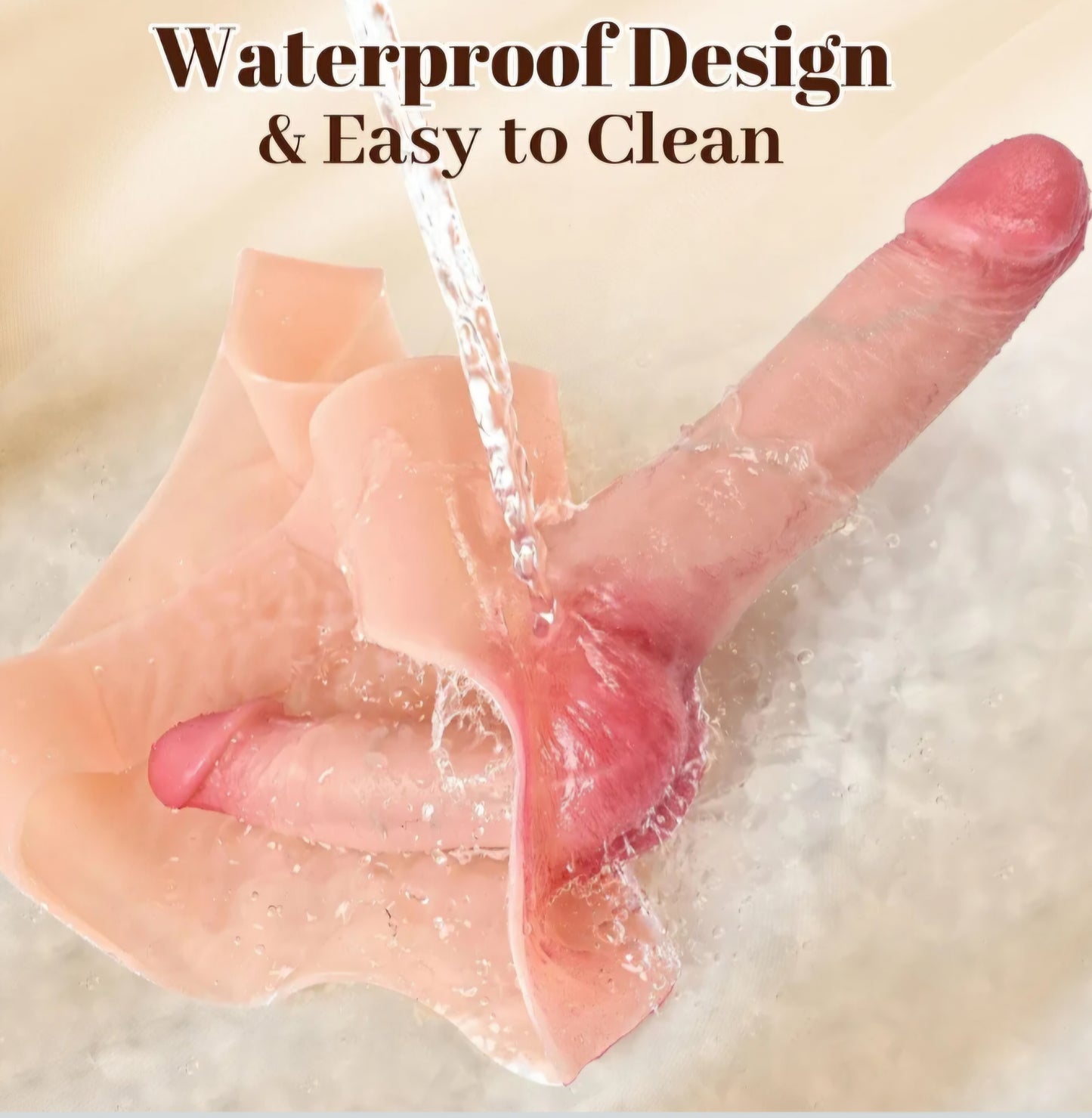 Strap on Dildo Lesbian Sex Toys, Skin Friendly Silicone Double Sided Dildo
Strap on Harness Double Ended Dildos, G-Spot Clitoral Stimulation, Wearable Realistic Strapless Penis Panties for Women AMA