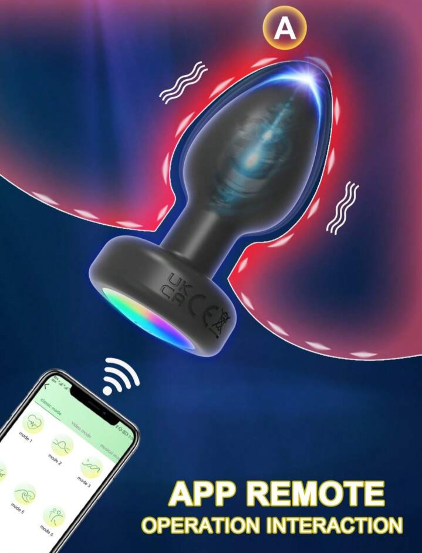 App controlled anal plug (opp bag)