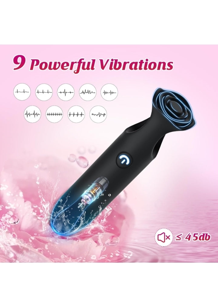 Mini Bullet Vibrator - App Long Distance Vibrator Sex Toys, G Spot Lipstick Vibrator with 9 Vibration Modes, Discreet Female Vibrators for Travel, Adult Sex Toys & Games for Couples Play