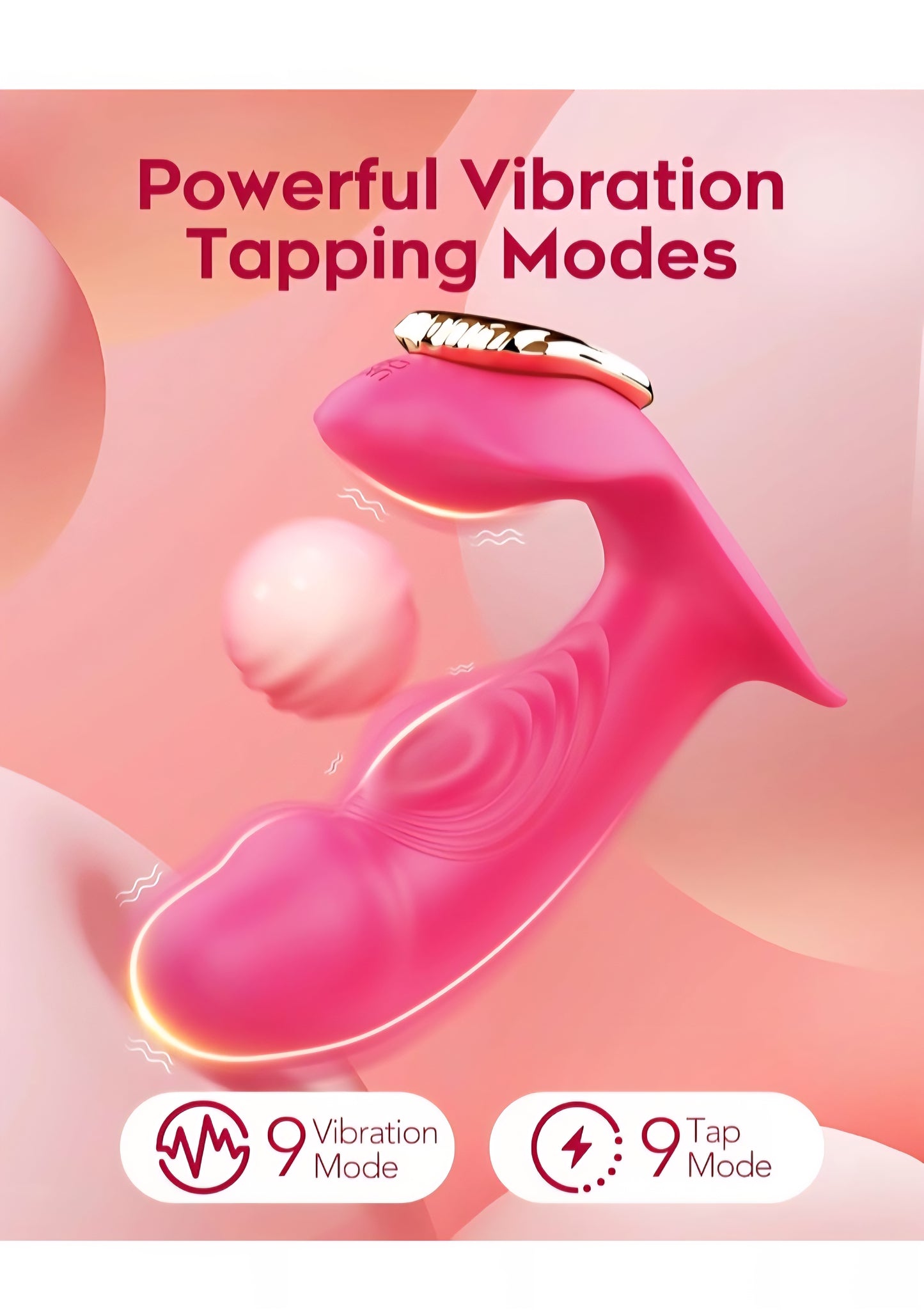 Sex Toys Remote Control Vibrator - UTIMI App Wearable G Spot Dildo Vibrators with 9 Tapping & Vibration Modes, Panty Vibration for Women Clitoral Stimulator, Female Adult Sex Toy for Couples Games
