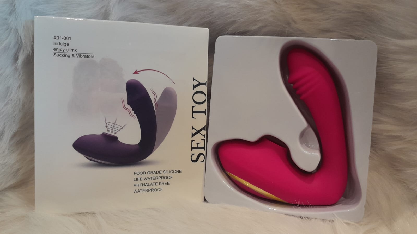 Double Orgasm Wearable Vibrator with Clit Suction and Gpot Stimulation Double Orgasm Wearable Vibrator with Clit Suction and Gpot Stimulation