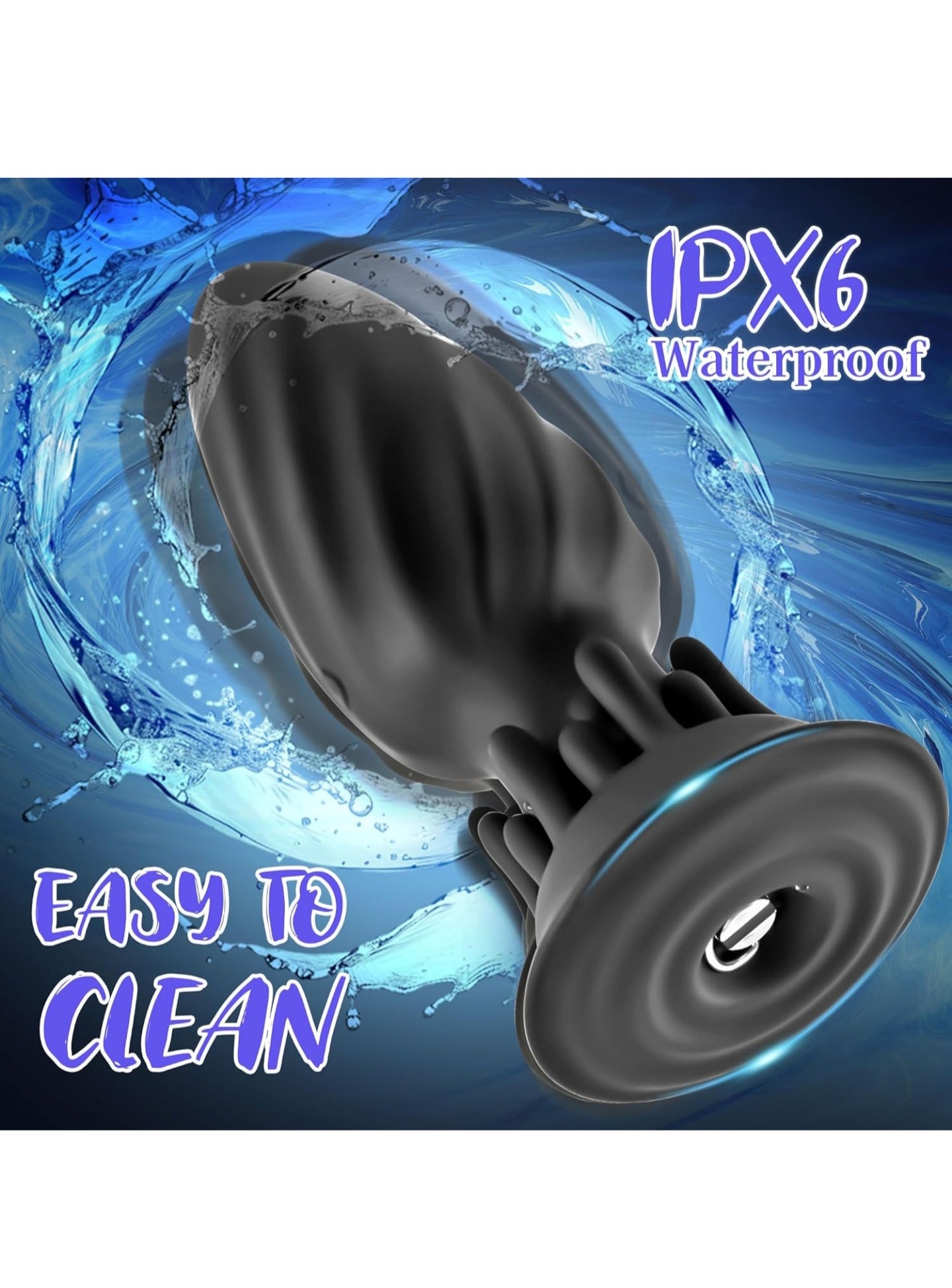 Anal Plug Adult Sex Toy with 10 Rotation & Vibration Modes, Prostate Massager Anal Sex Toys with Rotating Tentacles, Prostate Toys Vibrating Butt Plug Anal Dildo with Remote, Sex Toys for Gay & Couple