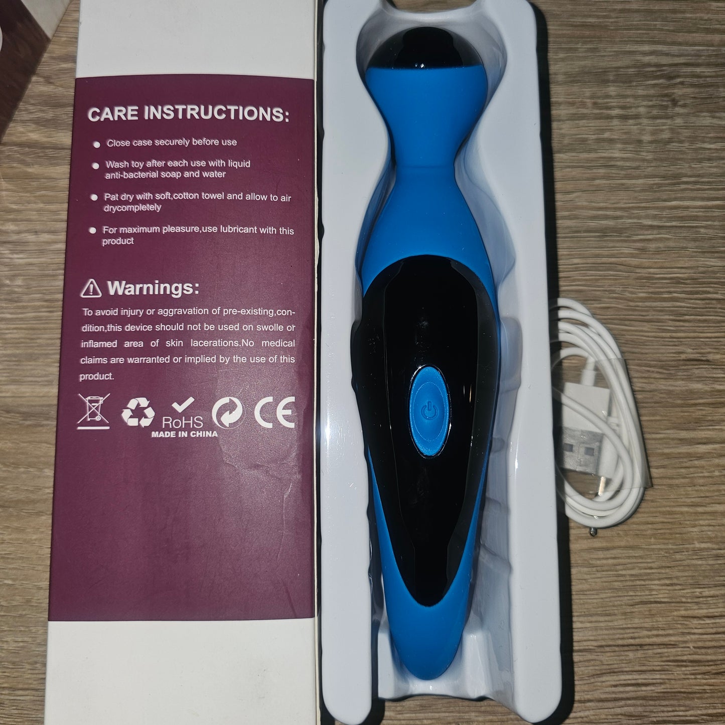 Hebe Mini Wand with 7 Vibrational Modes