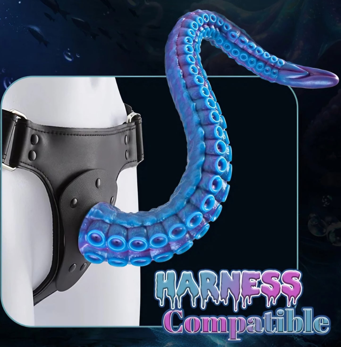 XL Tentacle Dildo Anal Sex Toys - 22.5'' Monster Long Anal Dildos for G Spot & P Spot Stimulation, Silicone Octopus Dildo Fantasy Dildos Anal Butt Plug Prostate Massager Adult Sex Toy for Men & Women FL LB