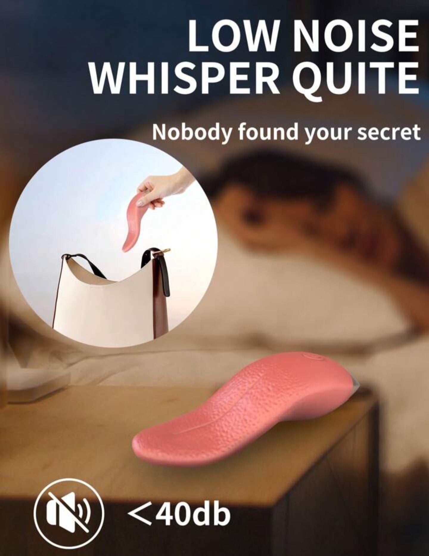 Clitoral Vibrator - Tongue Licking Vibrator with 10 Vibration Modes, Heating Mode- Clitoris Stimulation Dildo for G Spot, Nipple – Rechargeable & Waterproof Sex Toy Masturbator for Women & Couples for Her Pleasure