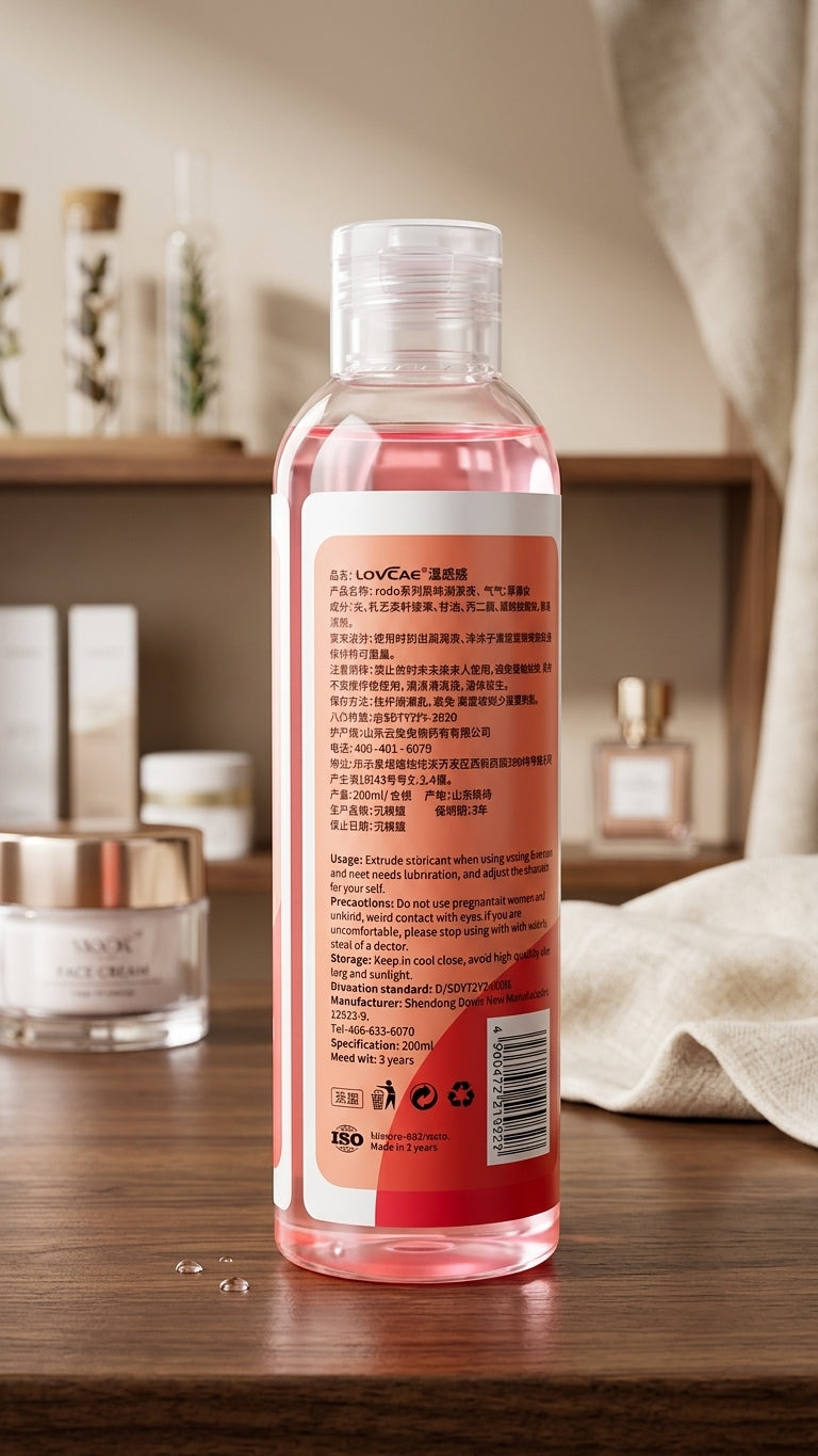 Water-Soluble, Silky-Smooth Personal Lube, Lubricant, Flavored: Watermelon, Strawberry, Cherry, Apple, Banana 200mls/6.8oz
