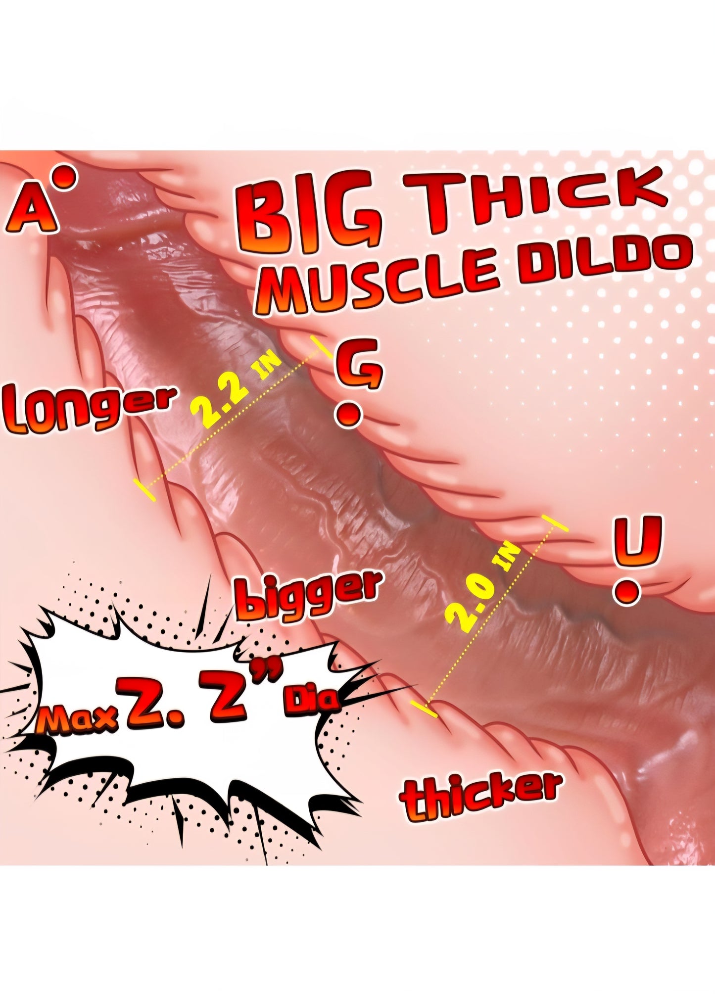 11 Inch Realistic Lifelike Big Dildo, Realistic Silicone Huge Thick Dildos with Powerful Suction Cup, Giant Dildo for G Spot and Anal Play, Adult Sex Toys for Men Women Couples