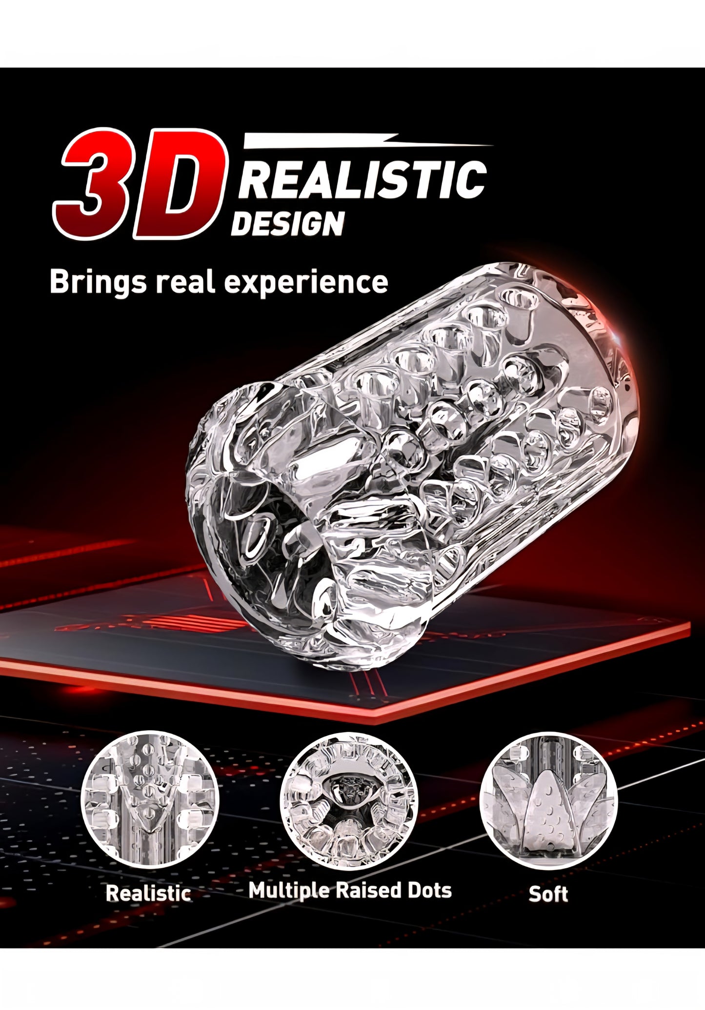Male Masturbator Adult Penis Pump - Sex Toy Vibrator with 7 Thrusting Rotating & Vibrating Stimulation Modes, Electric Pocket Pussy Stroker & Male Sex Toy for Men Sexual Pleasure