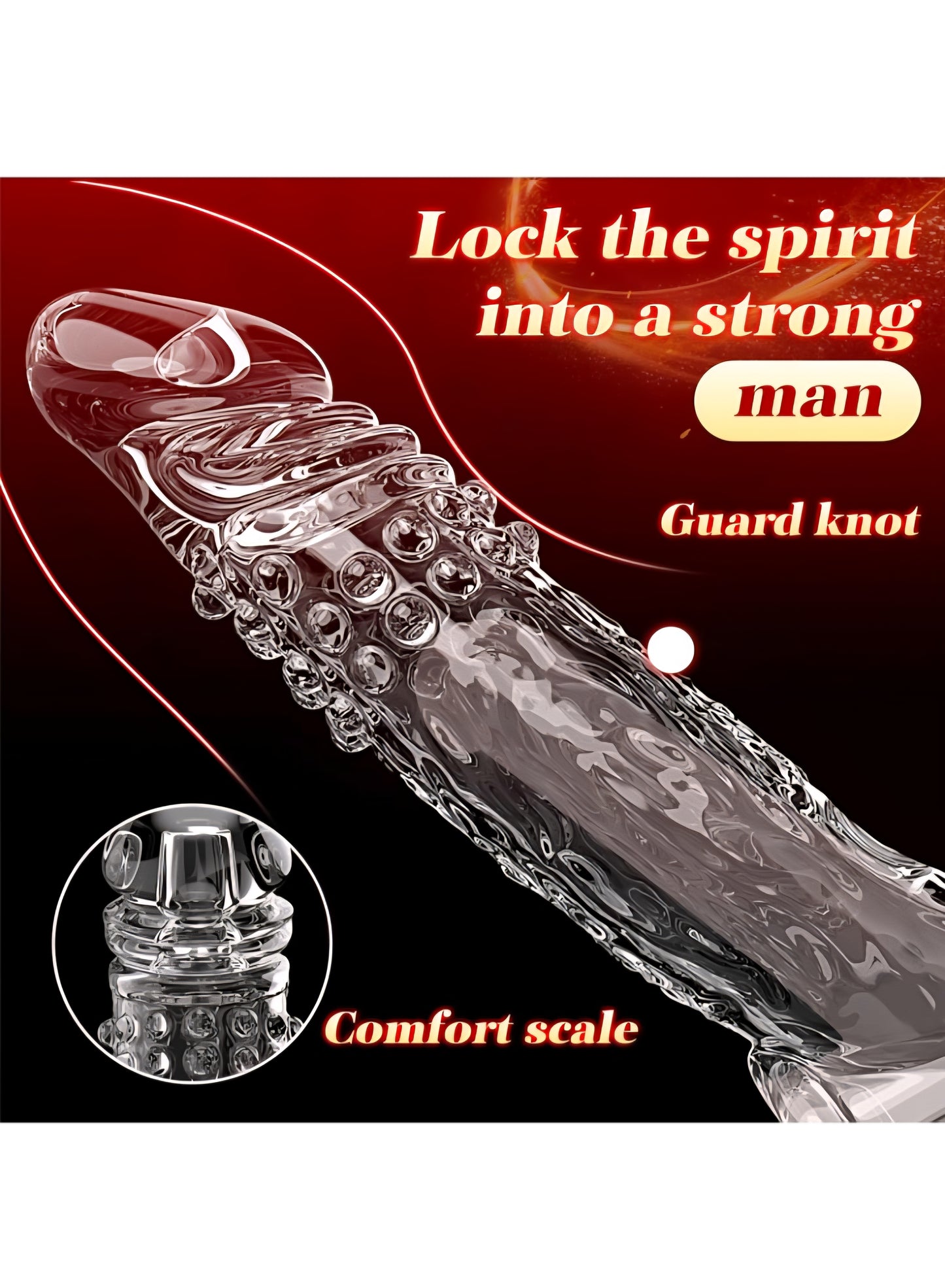 Penis Sleeve with Cock Ring Sex Toys for Male, Ultra-Soft Silicone Cock Sleeve, Reusable Penis Cuff Thickened Testicle Ring Male Adult Toys, Penis Extender and Penis Enlarger for MenPenis Sleeve with Cock Ring Sex Toys for Male, Ultra-Soft Silicone Cock S