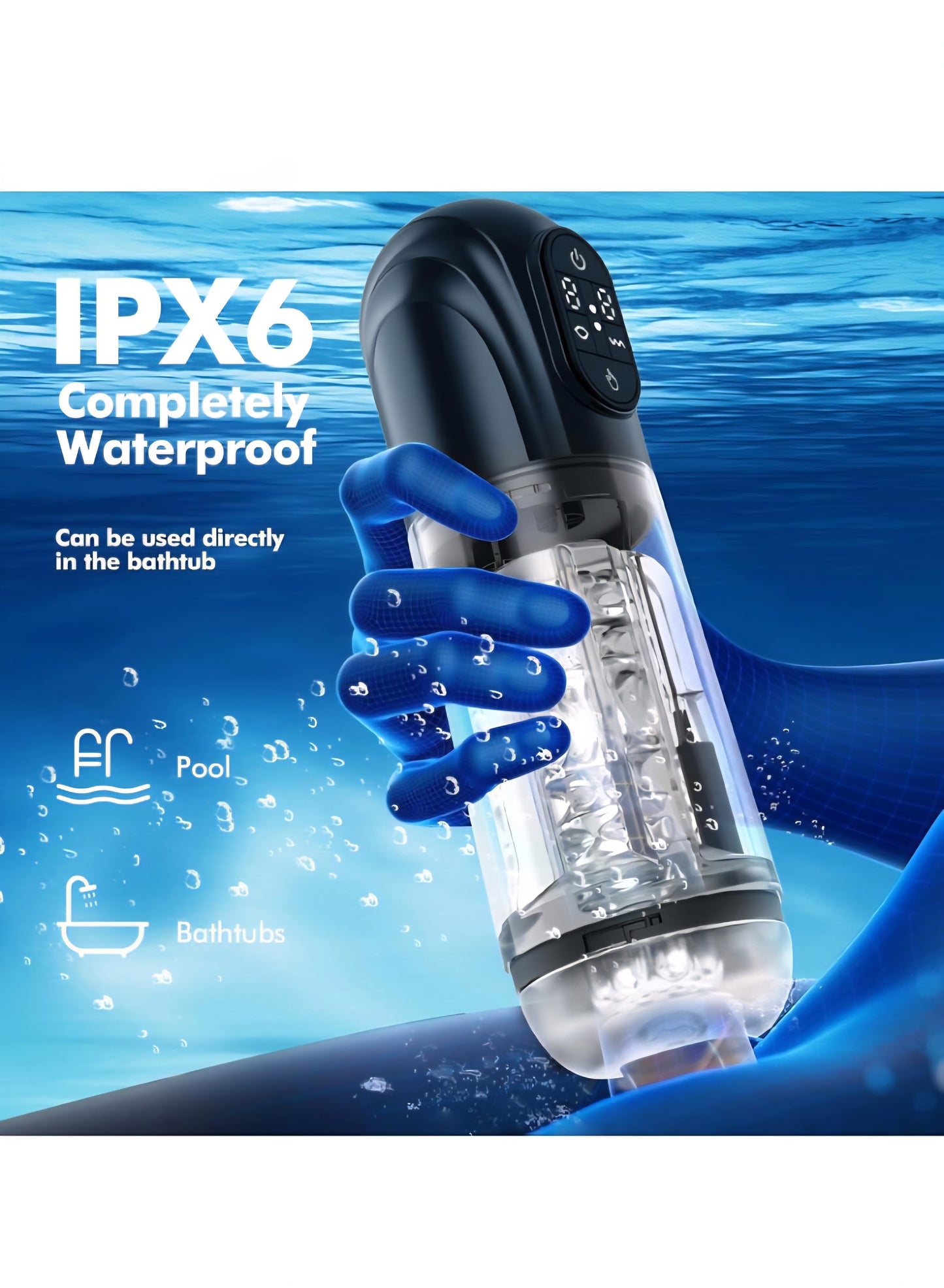 Automatic Sucking Masturbator Sex Toys - Upgraded Male Masturbators Cup with 10 Vibrating & Suction Modes, Hands Free Blowjob Adult Sex Toy Stroker Pocket Pussy with 3D Textured for Men Penis Pumps