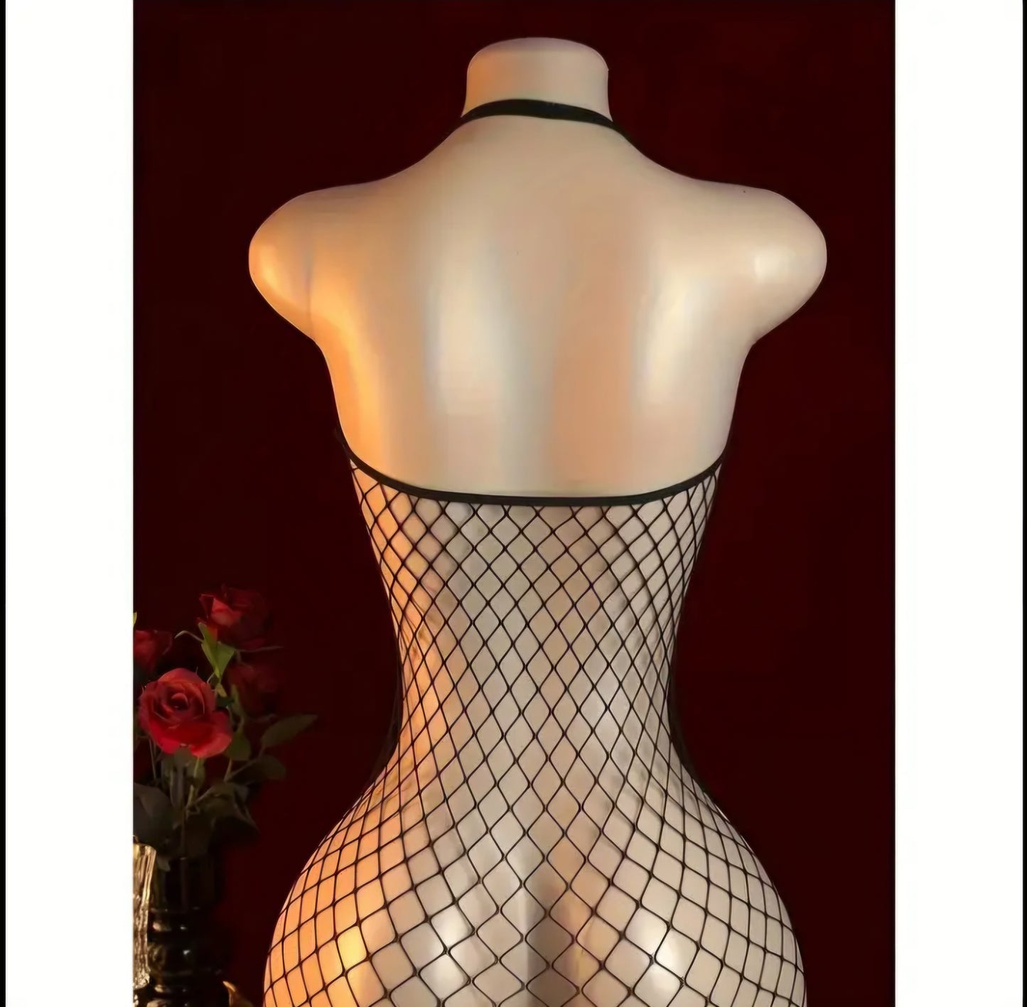 π₯ Sexy Open-Toe Fishnet Bodysuit | High Support Nightwear π₯ - One Size