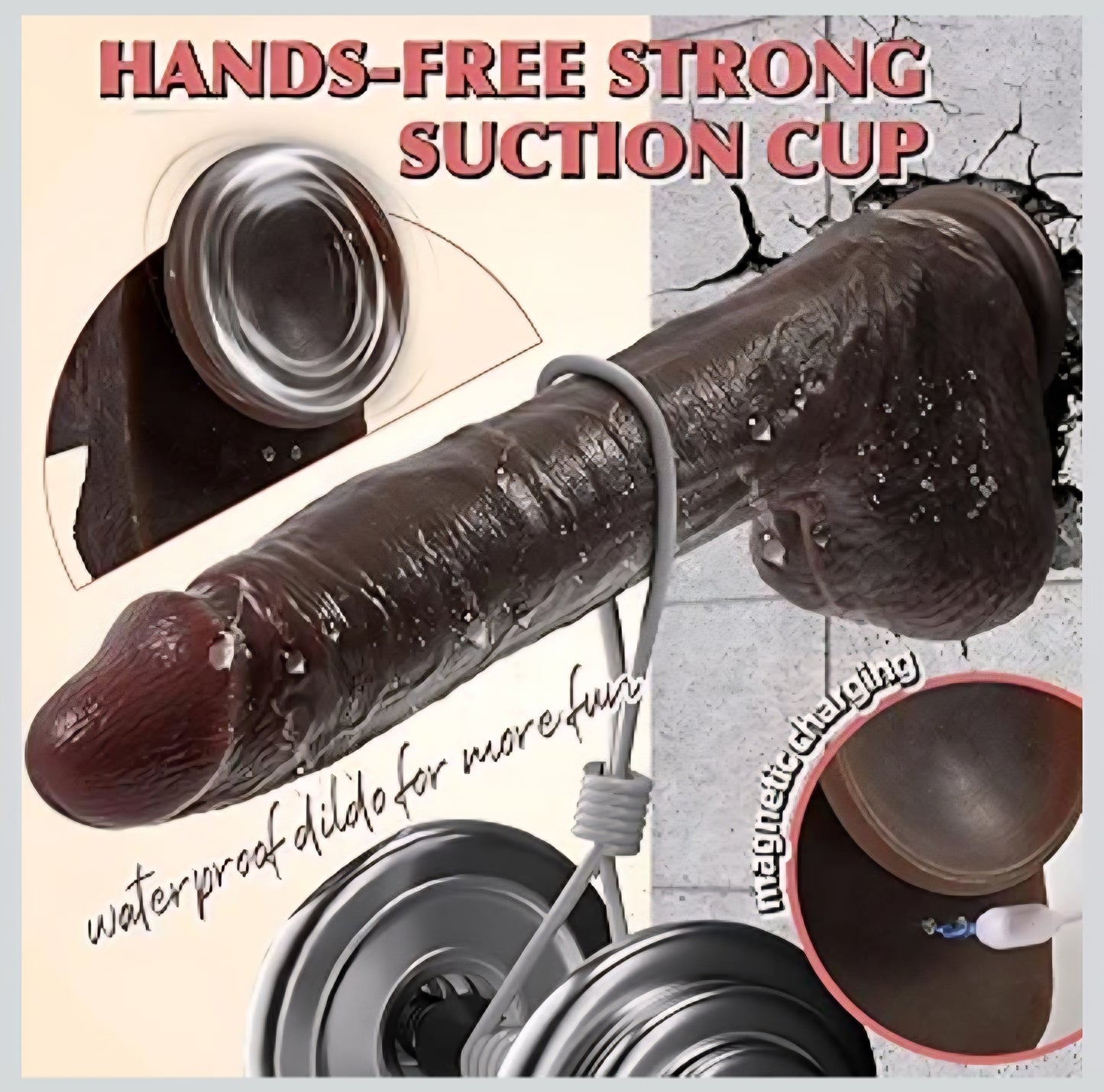 11 inch BBC Thrusting Dildo Sex Toys - Big Black Dildos with 7 Thrusting & 10 Vibrating & Heating Modes, Realistic Thick Silicone Dildo for Anal Clit G-Spot, Hands-Free Play Adult Toys for Women Men