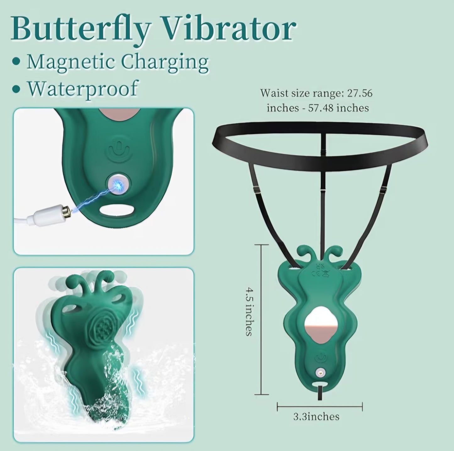 Vibrators Sex Toys Wearable Vibrator - App Remote Control Vibrator with 9 * 9 Vibration Modes, Adult Toys Mini Panty Clitoral Vibrators for Travel, Adult Sex Toys & Games for Women Play