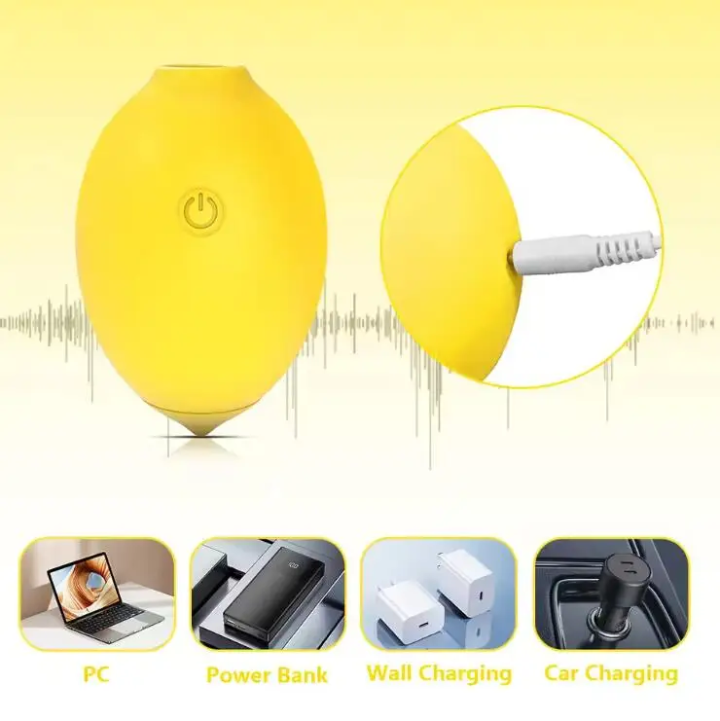 Lemon Premium Portable Clitoral Suction & Air-Pulse Vibrator (Available June 13th)