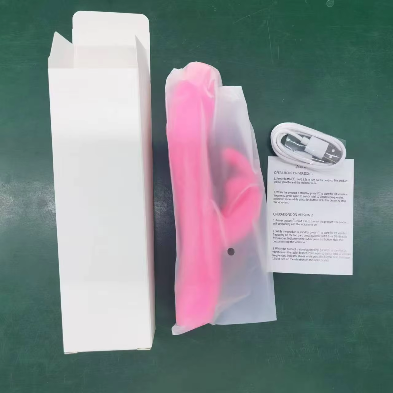 Realistic Rabbit Vibrator, Bunny Ear, Penis