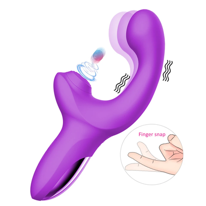 Suck/Flap/Pull Bunny Vibrator
Vibration and suction functions can be used at the same time and can stimulate the G-spot and clitoris at the same time.