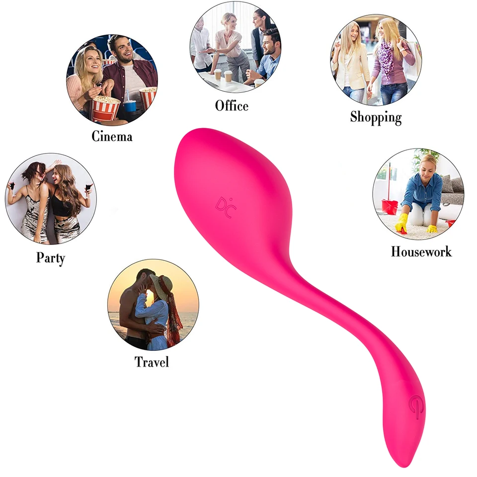 Ruby smart APP wireless egg vibrator, remote control, masturbator for couples or solo play