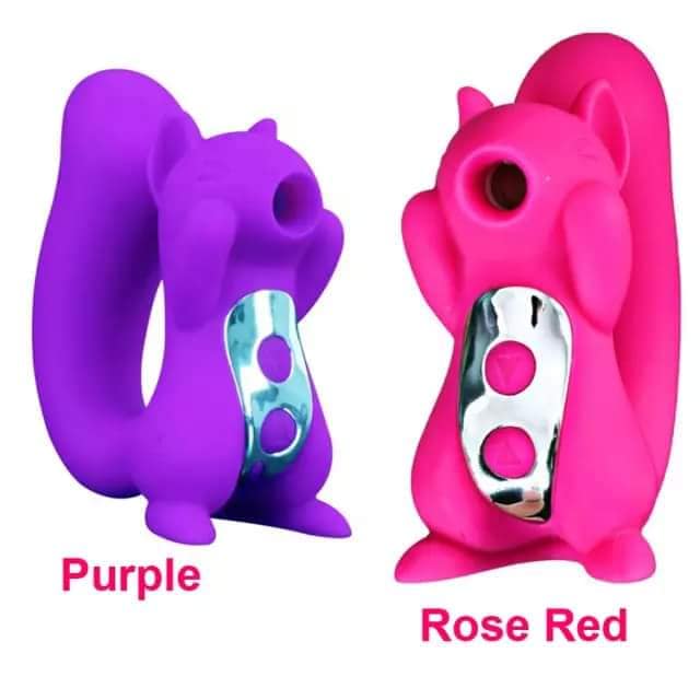 Silicone Squirrel Clitoris Sucker & Vibrator Sex for Women.