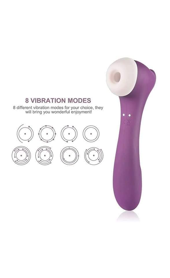 USB Rechargeable Vibrating Clit Sucker for Females