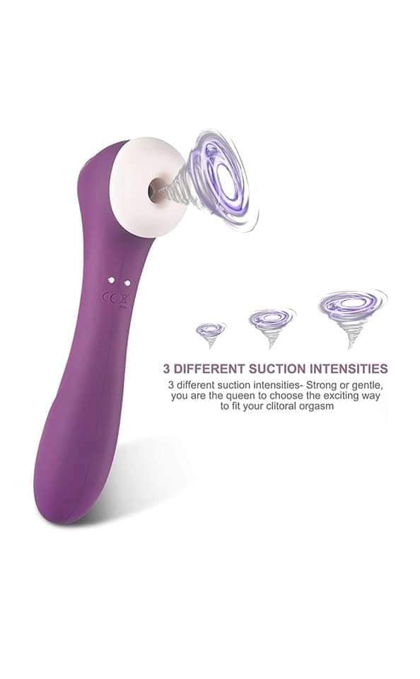 USB Rechargeable Vibrating Clit Sucker for Females