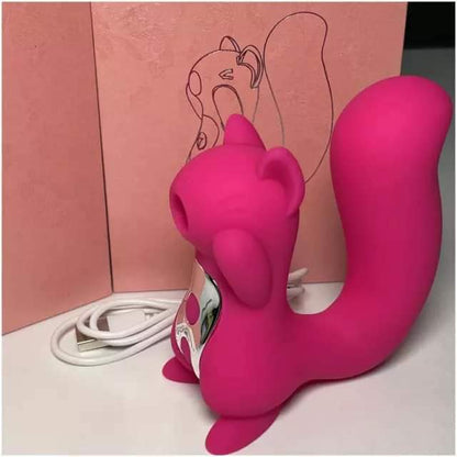 Silicone Squirrel Clitoris Sucker & Vibrator Sex for Women.