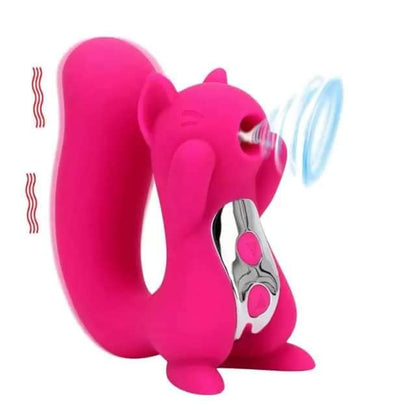 Silicone Squirrel Clitoris Sucker & Vibrator Sex for Women.